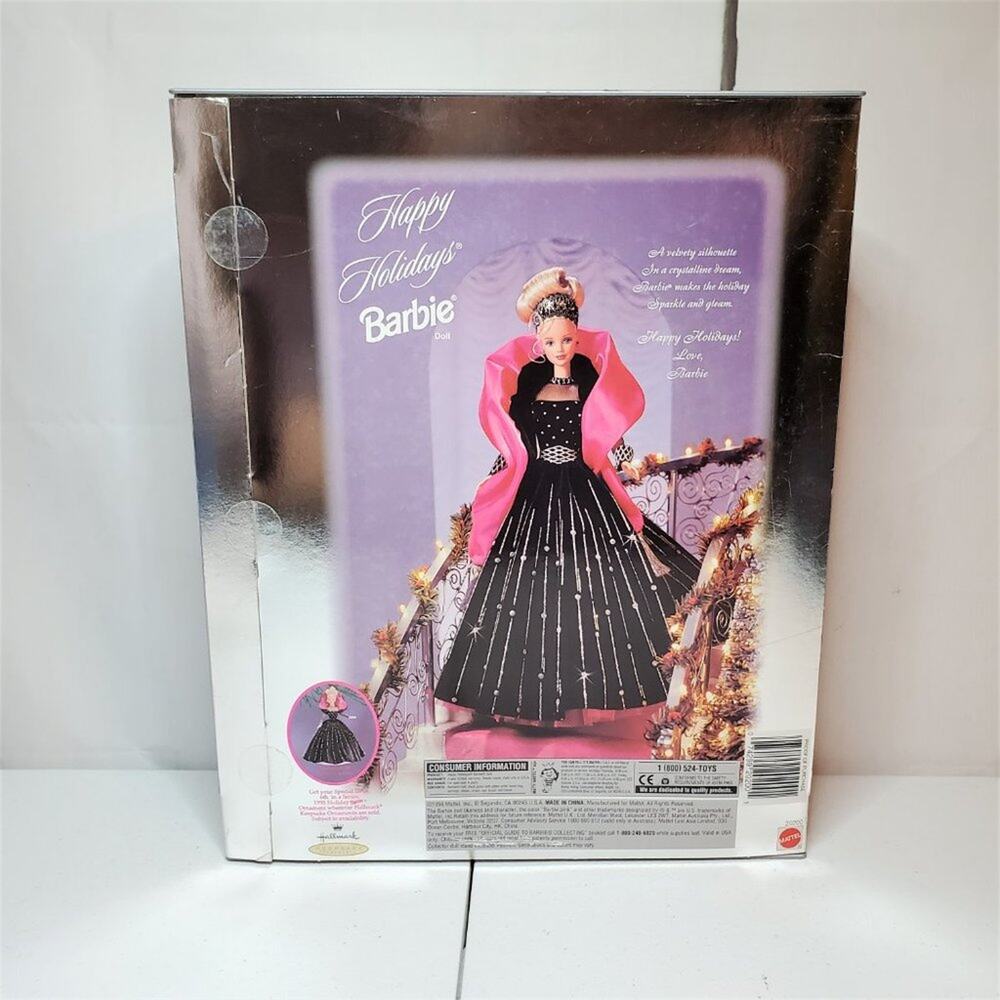 Mattel 1998 Happy Holidays Barbie Special Edition Collectible Doll NRFB - Picture 3 of 11